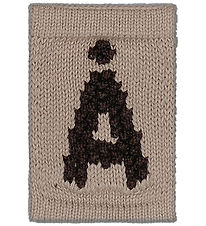 Smallstuff Knitted Letter - A - Natural Alphabet