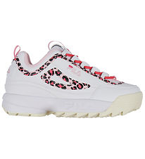 Fila Shoes - Disruptor P Teens - White/Leopard