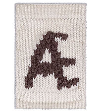 Smallstuff Knitted Letter - Æ - Natural Alphabet