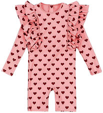 Konges Sløjd Coverall Swimsuit - Manuca Frill - Amour Pink