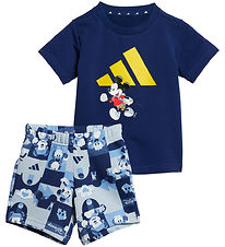 adidas Performance Shorts Set - I DY MM T - Dkblue/Creyel
