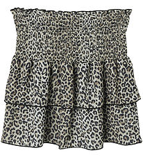LMTD Skirt - NlfLeosandy - Mocha Meringue/Leopard