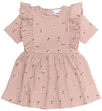 The New Siblings Bodysuit w. Skirt s/s - TnsBodelia - Rib - Adob