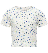 Kids Only Stuttermabolur - KogBella - Rib - Mazarine Blue/White