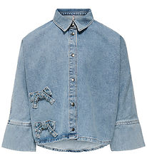Kids Only Skyrta - KogGrace - Light Blue Denim