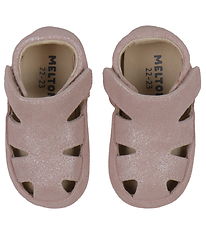 Melton Soft Sole Leather Shoes - Rose Grey