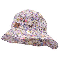 Mikk-Line Bucket Hat - UV50+ - Tofs m. Blommor