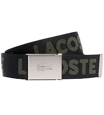 Lacoste Belt - Jaquard Webbing - Noir Escadron