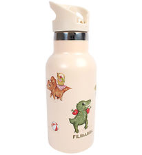 Filibabba Termosflaska - Rostfritt Stål - 350 ml - Dino Strand