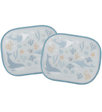 Little Dutch Solskärm till Bil - 2-pack - 36x44 cm - Ocean Drömm