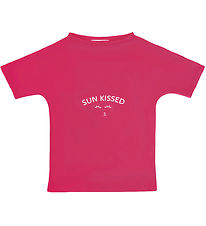 Petit Crabe Badeshirt - Luna - UV50+ - Maulbeere