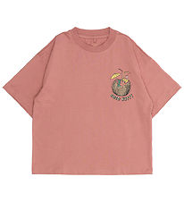 The New T-shirt - TnOleen - Old Rose w. Print