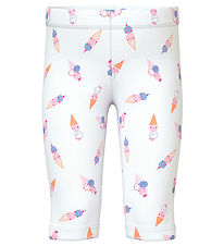 Name It Leggings - NmfVivian - Bright White/Icecream