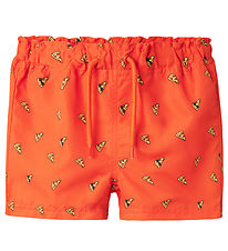 Name It Badeshorts - NmmZeus - Rot Orange