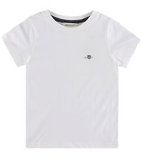 GANT T-Shirt - Shield - Weiß