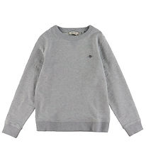 GANT Sweatshirt - Shield - Grau Meliert