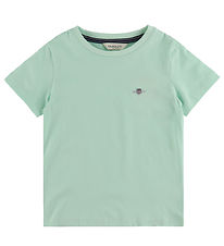 GANT T-Shirt - Shield - Verblasstes Mintgrün