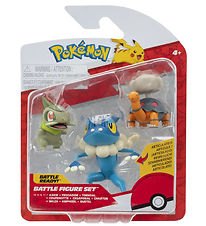 Figurine Jouet Pokémon - 3 Pack - Battle Figure - Torkoal, Axew