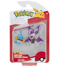 Figurine Jouet Pokémon - 2 Pack - Battle Figure - Noibat/Mudkip