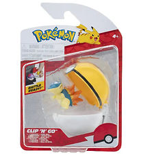 Figurine Pokémon - Clip 'N' Go - Cyndaquil av. Boule de niveau