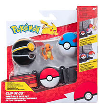 Set Pokémon - Ceinture Clip 'N' Go - Salamèche av. Poké Balls