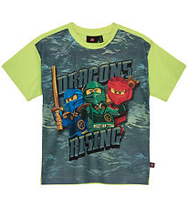 LEGO® Ninjago T-Shirt - LwTaffy 302 - Hellgrün m. Print