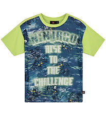 LEGO® Ninjago T-Shirt - LwTaffy 308 - Hellgrün m. Print
