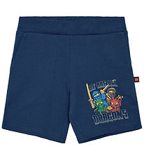 LEGO® Ninjago Shorts - LwPasi 303 - Dunkelblau m. Print