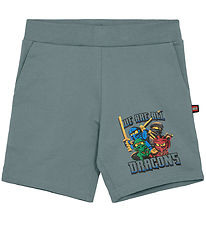 LEGO® Ninjago Shorts - LwPasi 303 - Hellgrün m. Print