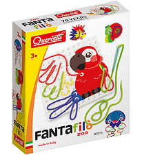 Quercetti Creation Set - Fanta Filo Zoo - Creative Play with Thr