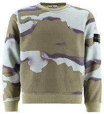 Stone Island Sweatshirt - Umkehrbar - Sky Blue