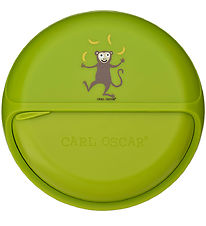 Carl Oscar Snackbox - MiniDisc - 12 cm - Lime w. Monkey