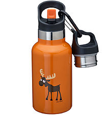 Carl Oscar Thermosflasche - TEMPflask - 350 ml - Orange m. Elch