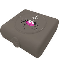 Carl Oscar Sandwich box - 14.5 cm - Grey w. Spider