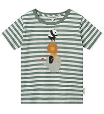 Liewood T-shirt - Apia - Circus/Stripe Peppermint