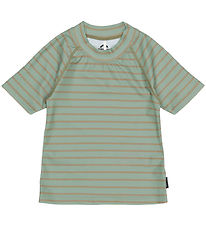 Mikk-Line Swim Top - UV50+ - Green Bay w. Stripes