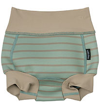 Mikk-Line Swim Diaper - UV50+ - Green Bay w. Stripes