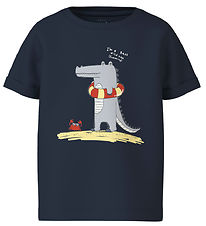 Name It T-shirt - NmmVux - Navy Blazer/Wild One