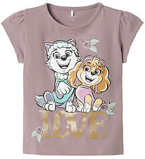 Name It T-shirt - NmfMarida - Paw Patrol - Purple Dove