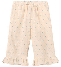 Fliink Trousers - Blooming Ruffle - Sandshell AOP