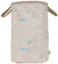 OYOY Förvaringskorg - Deer & Duck - Large - Beige