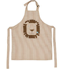 OYOY Apron - Lion - Caramel w. Stripes