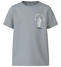 Name It T-shirt - NkmVux - Pearl Blue/Peas