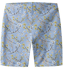 Name It Bicycle Shorts - NkfVivian - Serenity/Serenity Flower