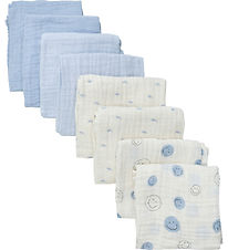 Pippi Spucktücher - 8er-Pack - 65x65 cm - Celestial Blue