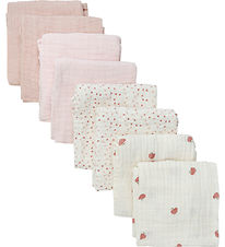 Pippi Spucktücher - 8er-Pack - 65x65 cm - Rose Dust
