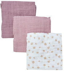 Pippi Spucktücher - 3er-Pack - 65x65 cm - Quail