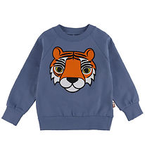 DYR-Cph Sweatshirt - Animal Bellow - Skipper Blue Tiger