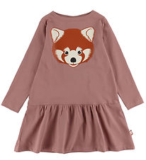 DYR-Cph Dress - Dyrbirdy - Dk Rose Beige Red Panda