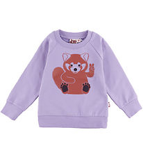 DYR-Cph Sweatshirt - Animal Bellow - Flieder Peace Roed Panda